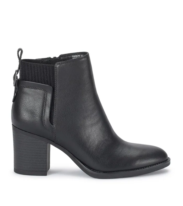 Women Baretraps Posture Plus Boots Rhoslyn Block Heel Bootie Black