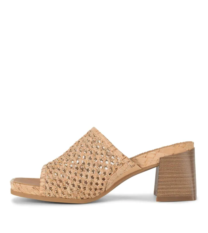Women Baretraps Posture Plus Sandals Brenda Block Heel Sandal Natural