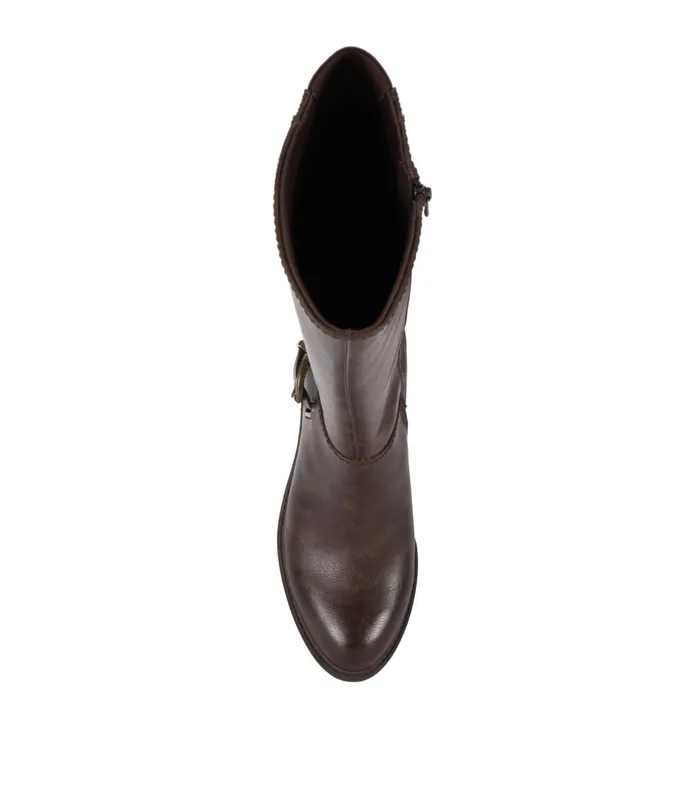 Women Baretraps Riding Boots Sasson Tall Boot Dark Brown