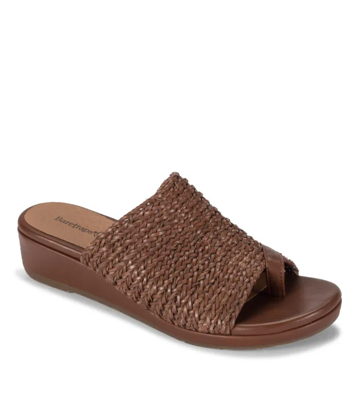 Women Baretraps Slides and Slip On Sandals Abey Wedge Slide Sandal Brush Brown Women Baretraps Slides and Slip On Sandals Abey Wedge Slide Sandal Brush Brown