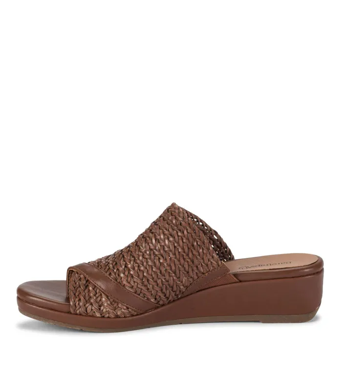 Women Baretraps Slides and Slip On Sandals Abey Wedge Slide Sandal Brush Brown