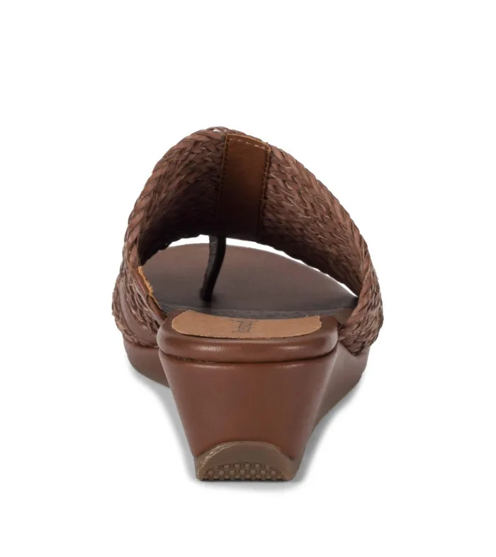 Women Baretraps Slides and Slip On Sandals Abey Wedge Slide Sandal Brush Brown
