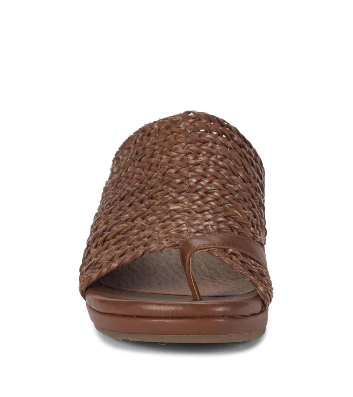 Women Baretraps Slides and Slip On Sandals Abey Wedge Slide Sandal Brush Brown