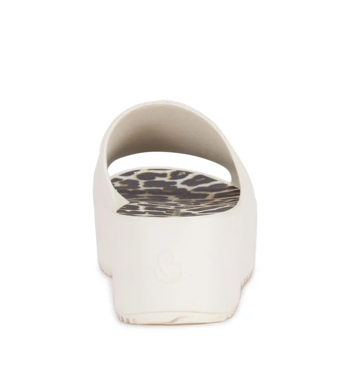 Women Baretraps Slides and Slip On Sandals Parvati Platform Sandal Cream