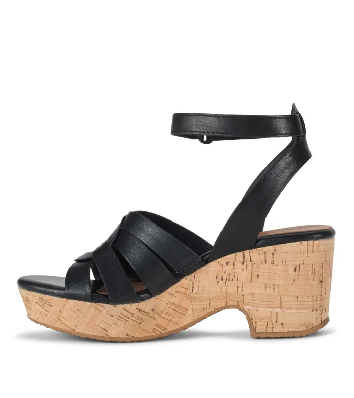 Women Baretraps Wedge Sandals Bonita Wedge Sandal Black