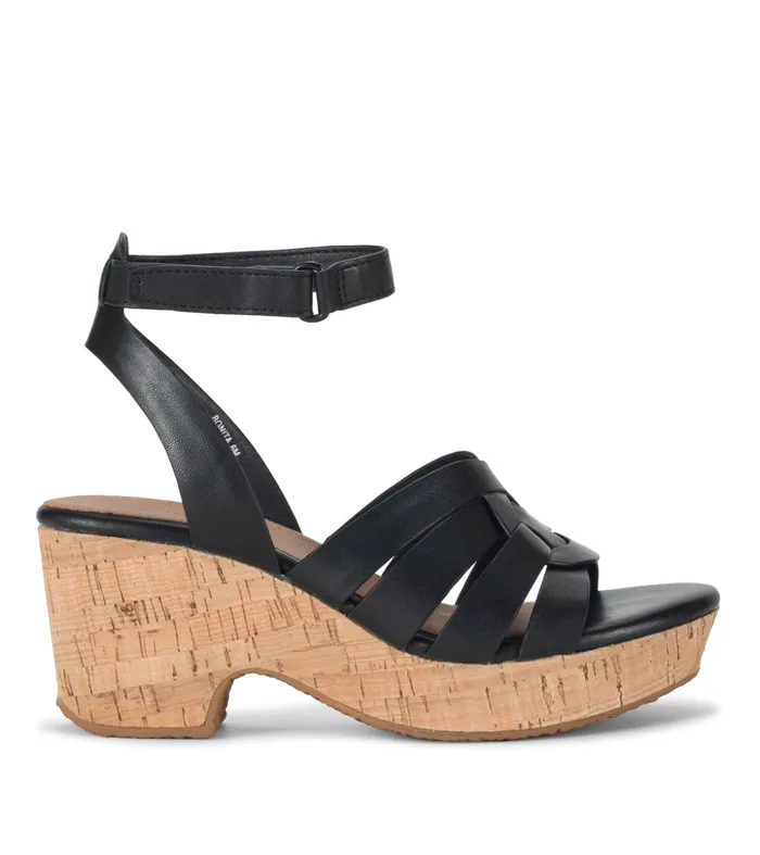 Women Baretraps Wedge Sandals Bonita Wedge Sandal Black