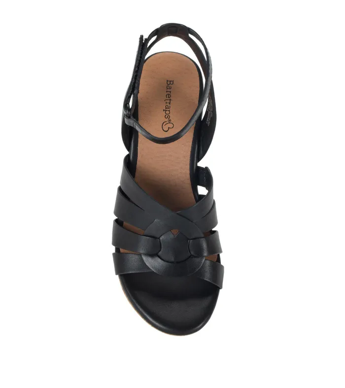 Women Baretraps Wedge Sandals Bonita Wedge Sandal Black