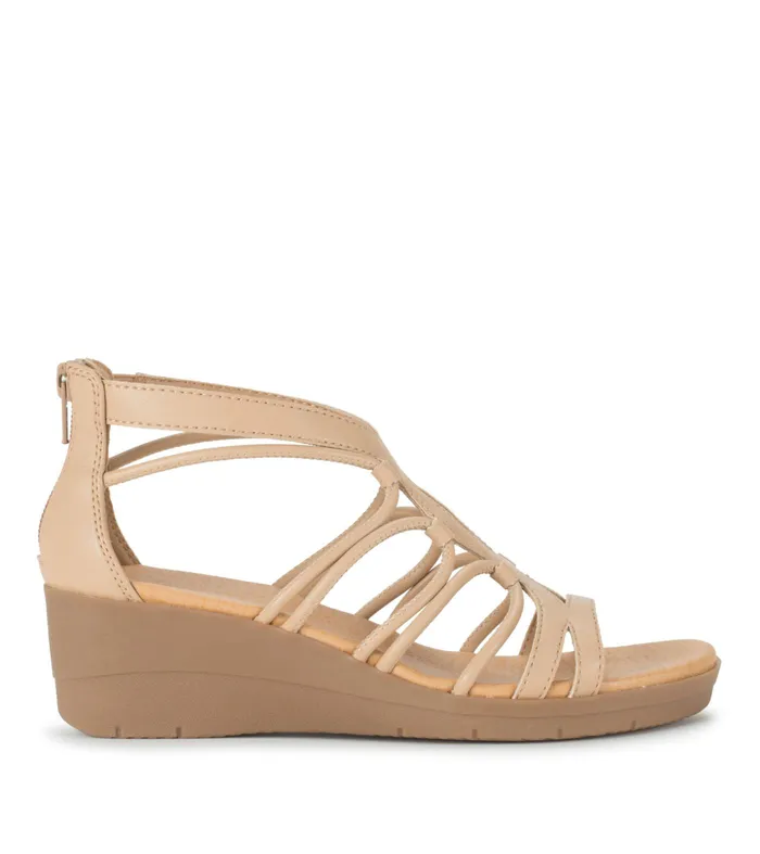Women Baretraps Wedge Sandals Kitra Wedge Sandal Natural