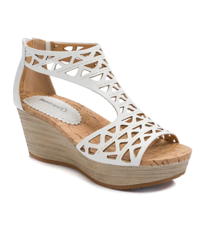 Women Baretraps Wedge Sandals Miriam Wedge Sandal White
