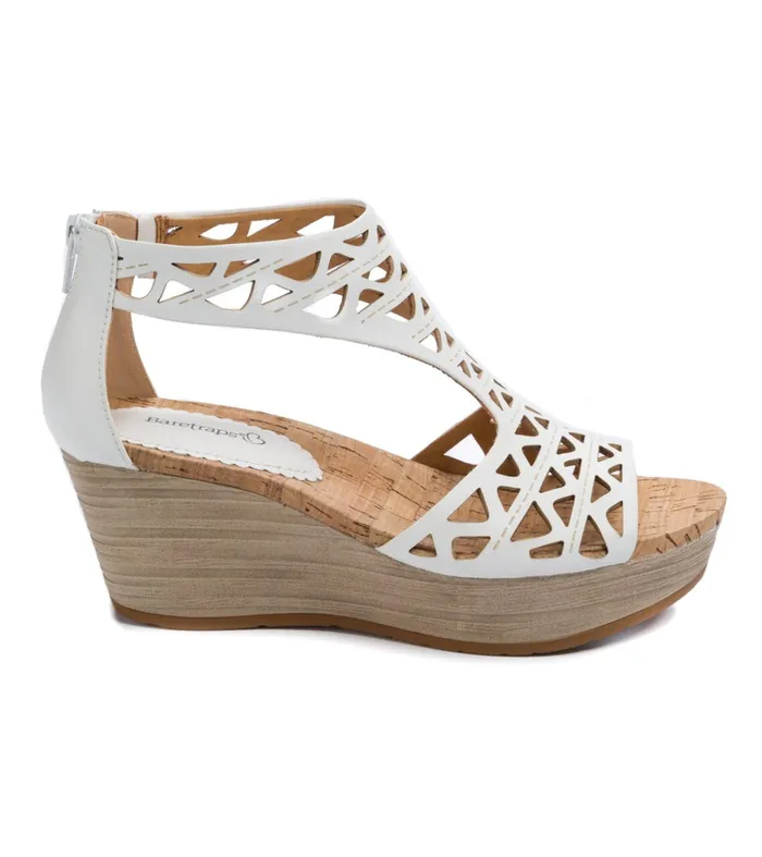 Women Baretraps Wedge Sandals Miriam Wedge Sandal White