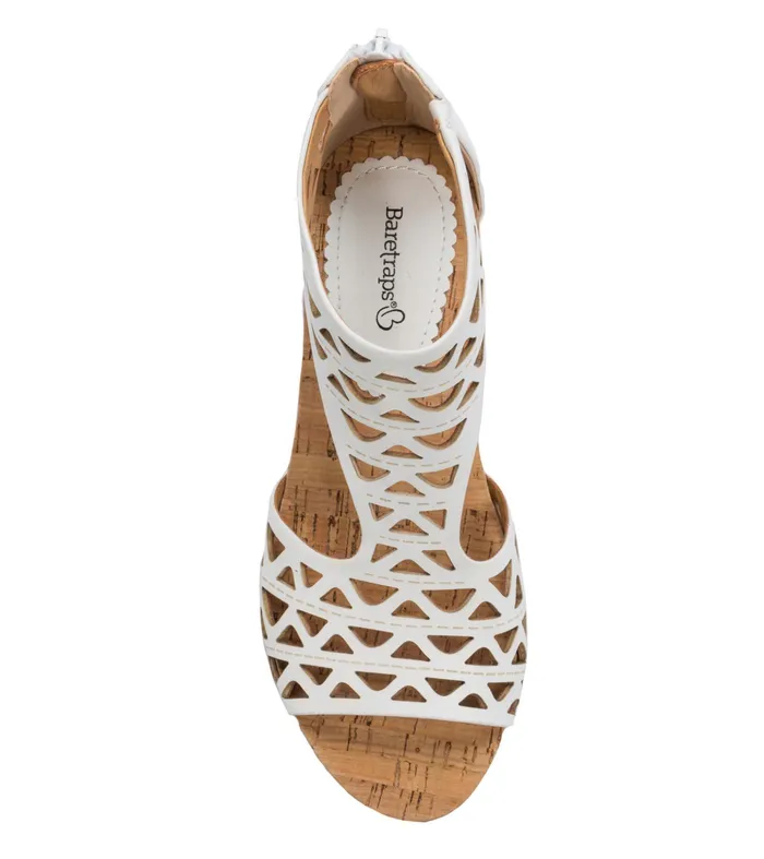 Women Baretraps Wedge Sandals Miriam Wedge Sandal White