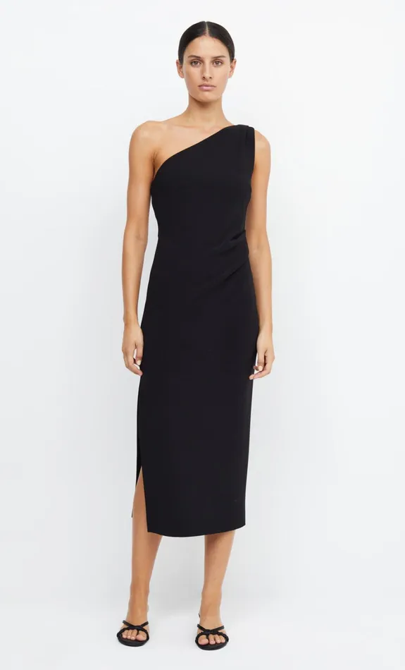 Women BE MINE ASYM DRESS 8211 BLACK Bec Bridge Bridesmaid Dresses