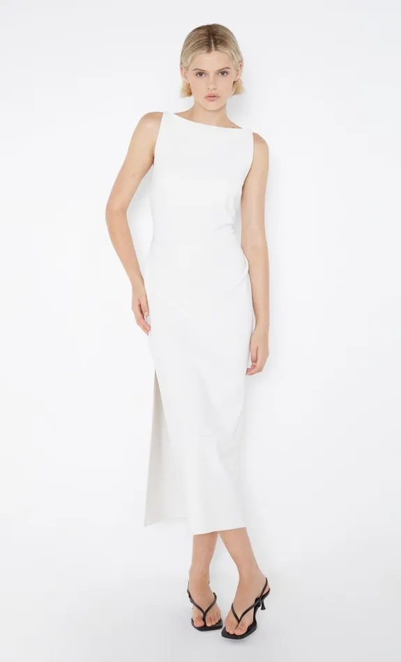 Women BE MINE TUCK DRESS 8211 IVORY Bec Bridge Midi Dresses