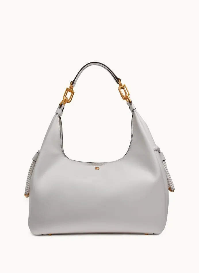 Women BELLEROSE HOBO Brilliant White Donna Karan New York Shoulder And Hobo Bags