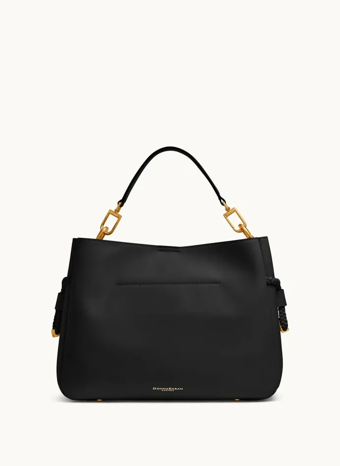Women BELLEROSE SATCHEL Black Donna Karan New York Crossbodies And Satchels
