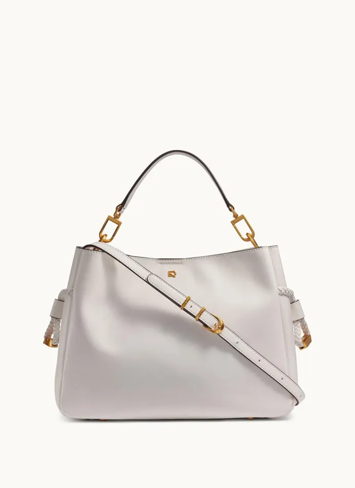 Women BELLEROSE SATCHEL Briliant White Donna Karan New York Crossbodies And Satchels Women BELLEROSE SATCHEL Briliant White Donna Karan New York Crossbodies And Satchels