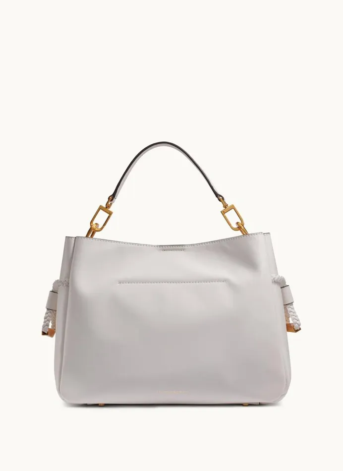 Women BELLEROSE SATCHEL Briliant White Donna Karan New York Crossbodies And Satchels Women BELLEROSE SATCHEL Briliant White Donna Karan New York Crossbodies And Satchels