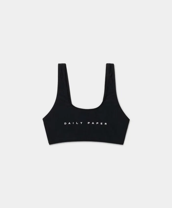 Women Black Ekini Top Daily Paper Swimwear