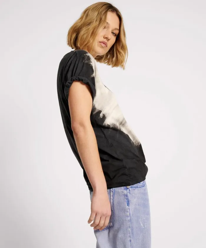 Women BLACK HEART TIE DYE UNISEX TEE One Teaspoon Tees and Tanks Women BLACK HEART TIE DYE UNISEX TEE One Teaspoon Tees and Tanks