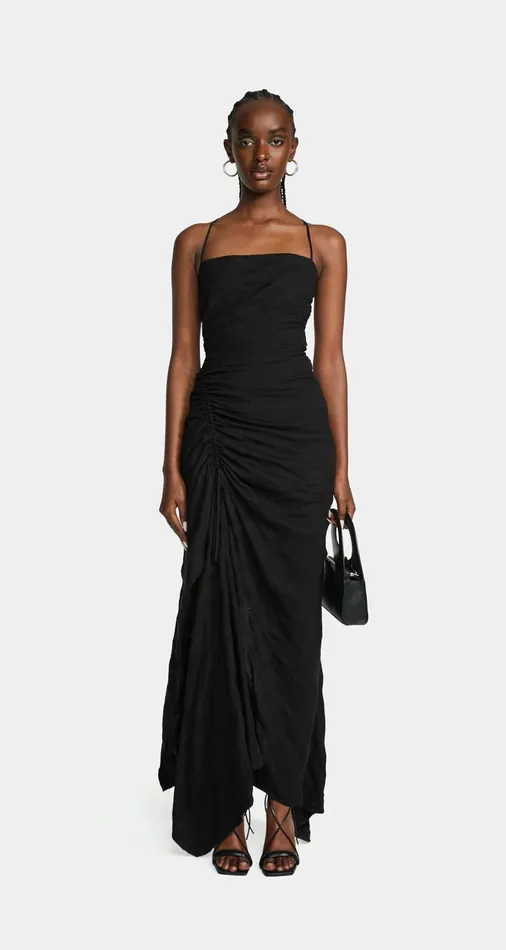 Women Black Ramoja Dress Daily Paper Dresses