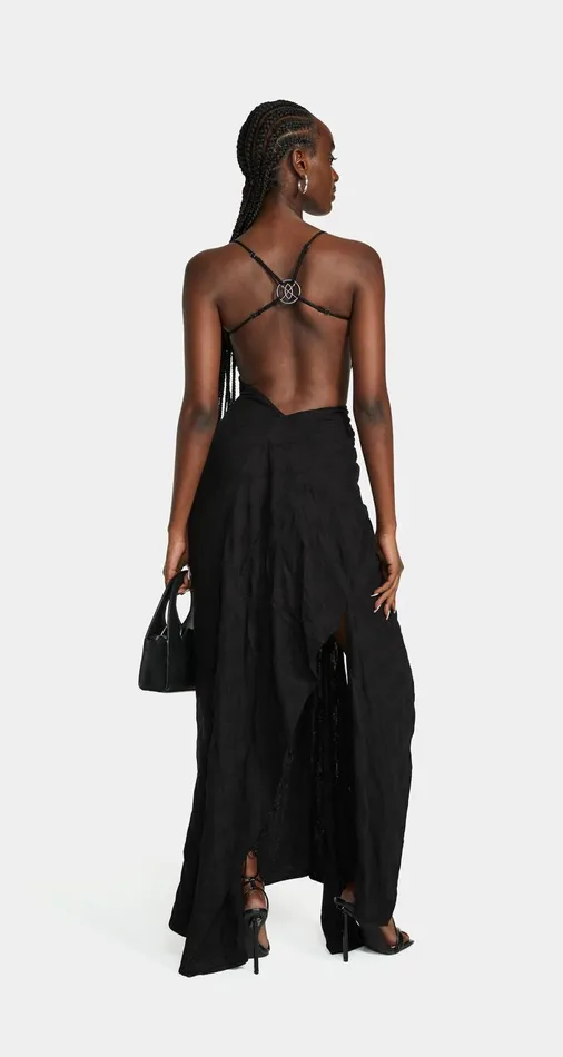 Women Black Ramoja Dress Daily Paper Dresses