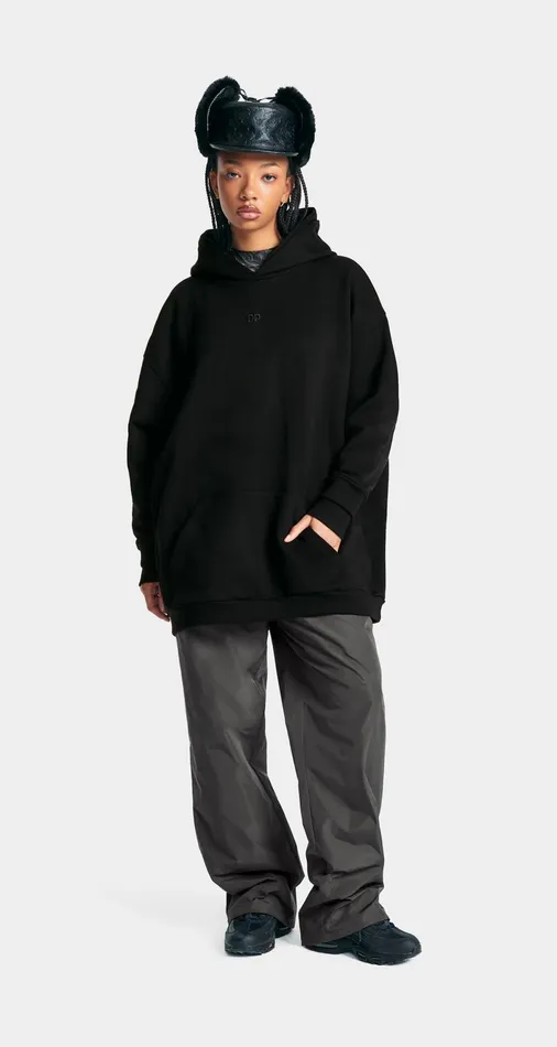 Women Black Sammy Oversized Hoodie Daily Paper Hoodies and Sweaters Women Black Sammy Oversized Hoodie Daily Paper Hoodies and Sweaters