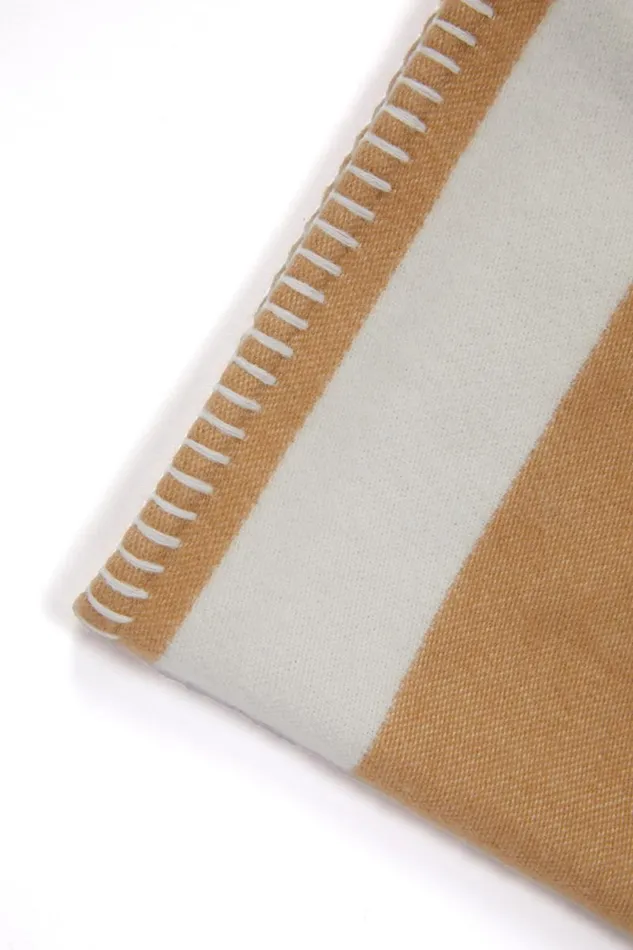 Women Blanket Holland Cooper Luxury Blanket Camel Cream