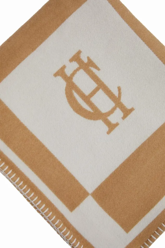Women Blanket Holland Cooper Luxury Blanket Camel Cream