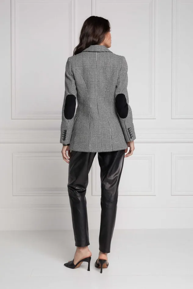 Women Blazers Holland Cooper Paddington Blazer Prince Of Wales Mono
