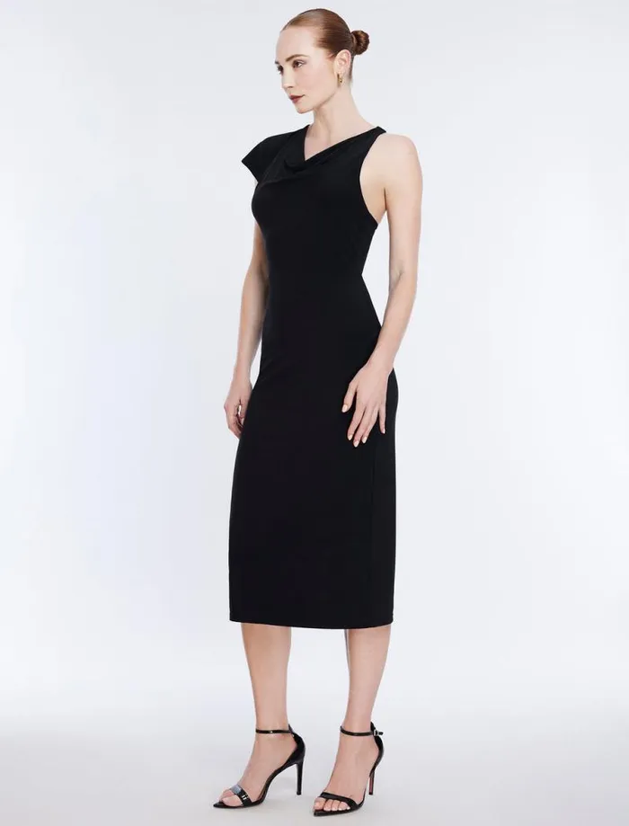 Women Blianna Asymmetrical Dress Black BCBG Dresses