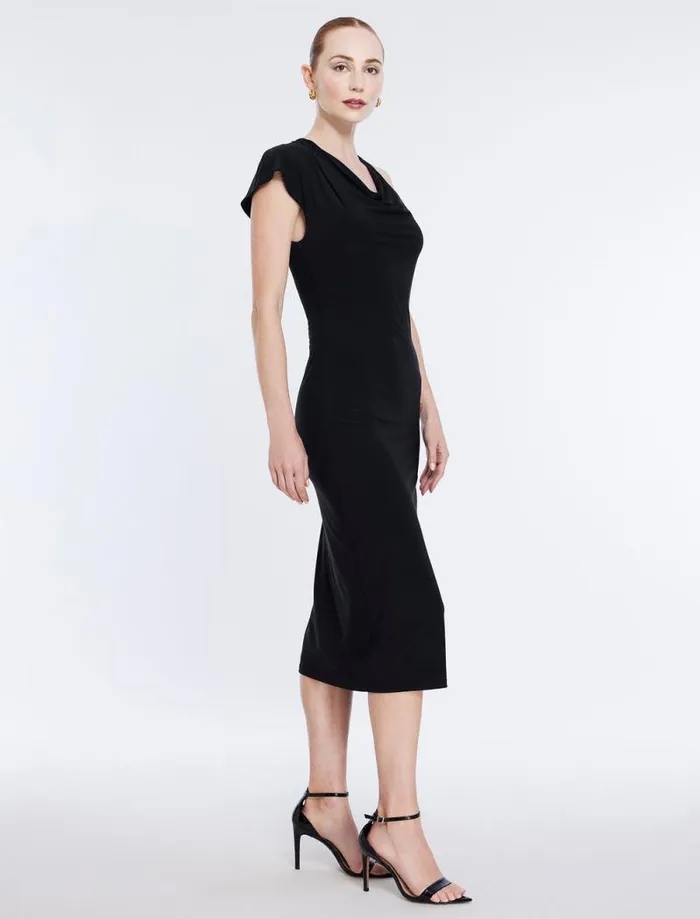 Women Blianna Asymmetrical Dress Black BCBG Dresses