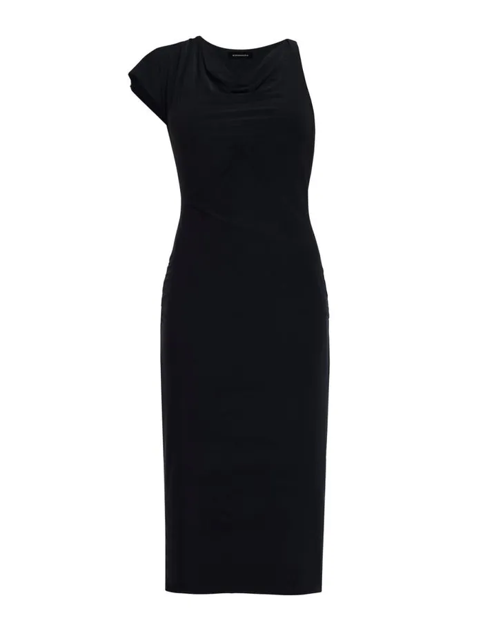 Women Blianna Asymmetrical Dress Black BCBG Dresses