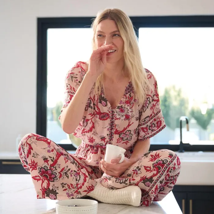 Women Blossom And Beauty Pajama Bottoms Petal Sundance Catalog Sleep and Lounge Women Blossom And Beauty Pajama Bottoms Petal Sundance Catalog Sleep and Lounge