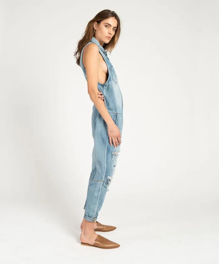 Women BLUE JANE BRAXTON UTILITY SUIT One Teaspoon Denim Jumpsuits Women BLUE JANE BRAXTON UTILITY SUIT One Teaspoon Denim Jumpsuits