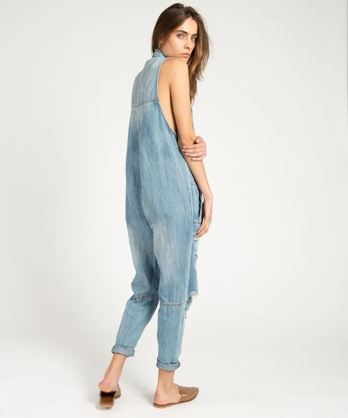 Women BLUE JANE BRAXTON UTILITY SUIT One Teaspoon Denim Jumpsuits Women BLUE JANE BRAXTON UTILITY SUIT One Teaspoon Denim Jumpsuits