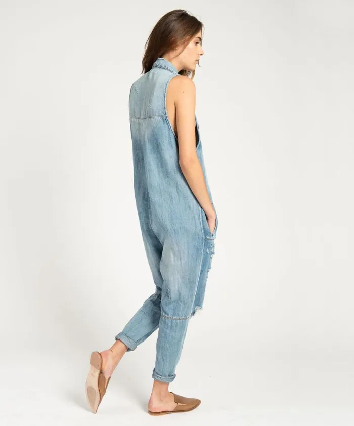 Women BLUE JANE BRAXTON UTILITY SUIT One Teaspoon Denim Jumpsuits Women BLUE JANE BRAXTON UTILITY SUIT One Teaspoon Denim Jumpsuits