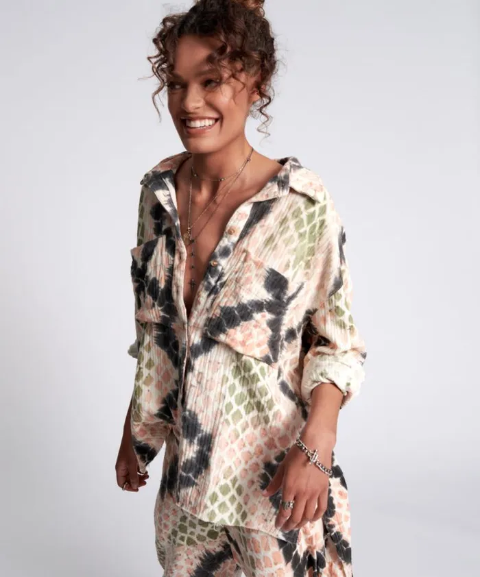 Women BOA LONGLINE SHIRT One Teaspoon Shirts Women BOA LONGLINE SHIRT One Teaspoon Shirts
