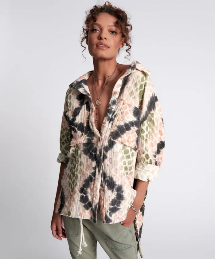Women BOA LONGLINE SHIRT One Teaspoon Shirts Women BOA LONGLINE SHIRT One Teaspoon Shirts