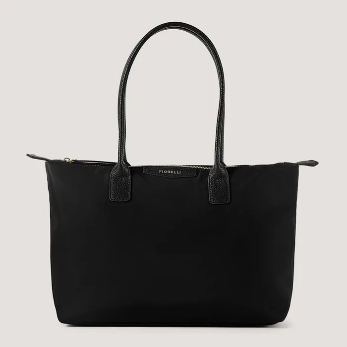 Women Bonnie Large Nylon Tote Black Fiorelli Tote Bags