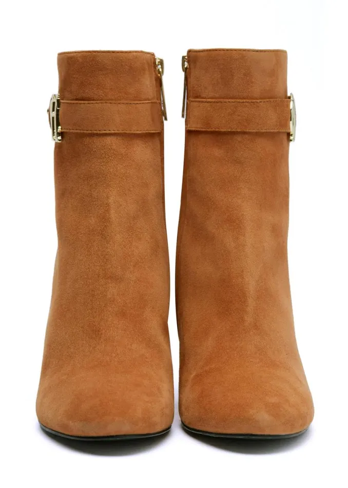 Women Boots Holland Cooper Mayfair Suede Ankle Boot Tan Women Boots Holland Cooper Mayfair Suede Ankle Boot Tan