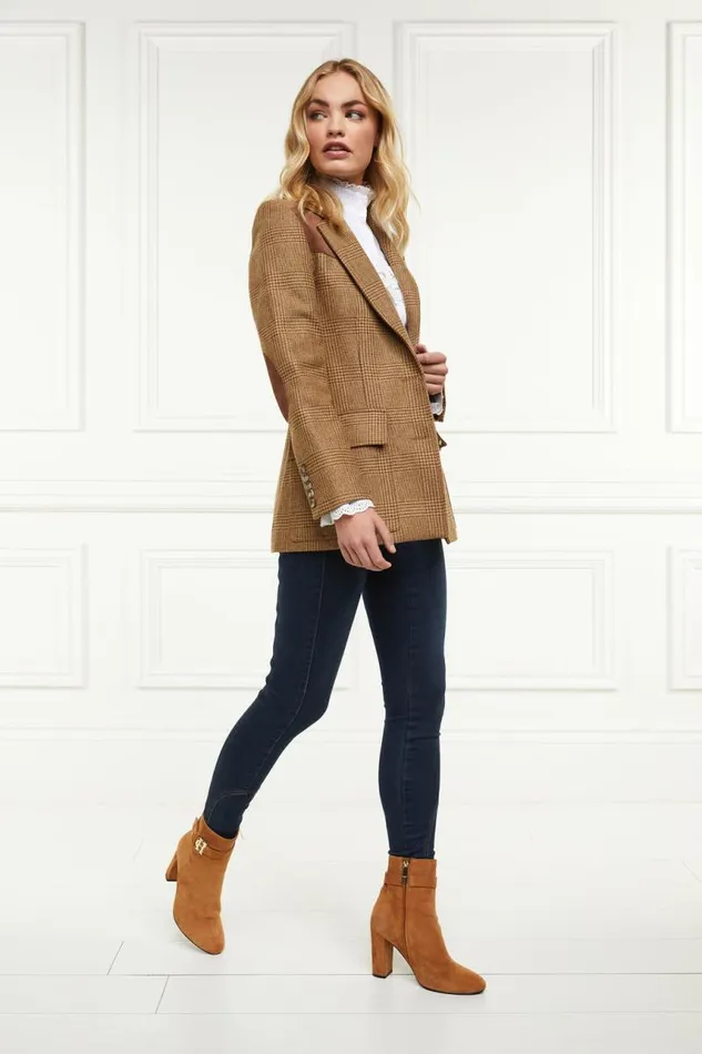Women Boots Holland Cooper Mayfair Suede Ankle Boot Tan Women Boots Holland Cooper Mayfair Suede Ankle Boot Tan