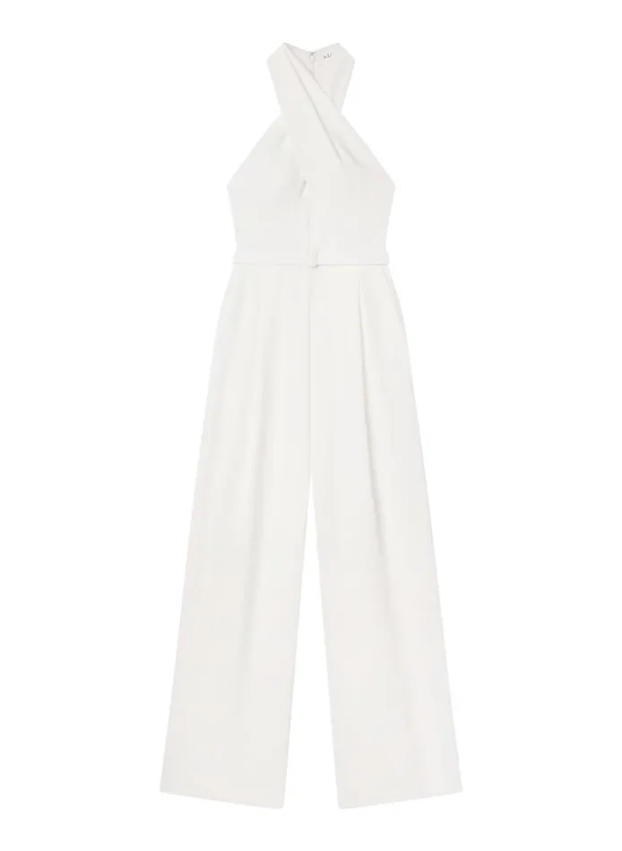 Women Bottoms ALC Murphy II Wide Leg Jumpsuit White