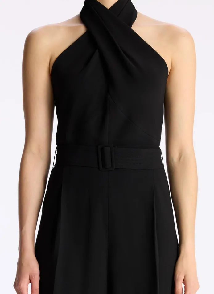 Women Bottoms ALC Murphy WideLeg Jumpsuit Black