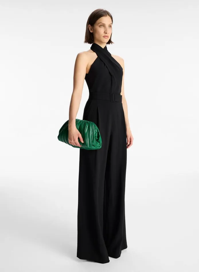 Women Bottoms ALC Murphy WideLeg Jumpsuit Black