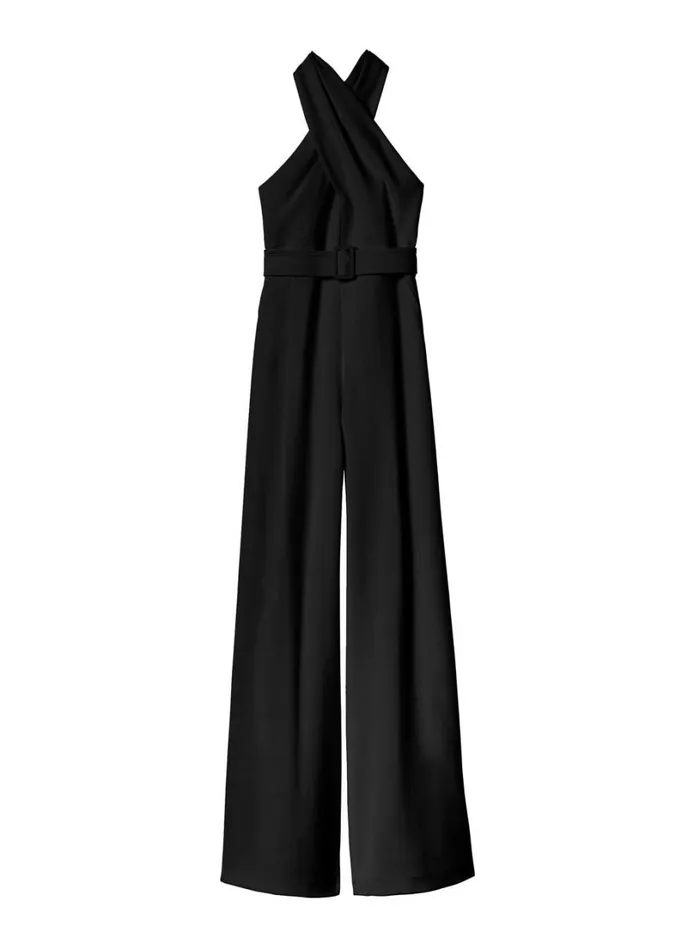 Women Bottoms ALC Murphy WideLeg Jumpsuit Black