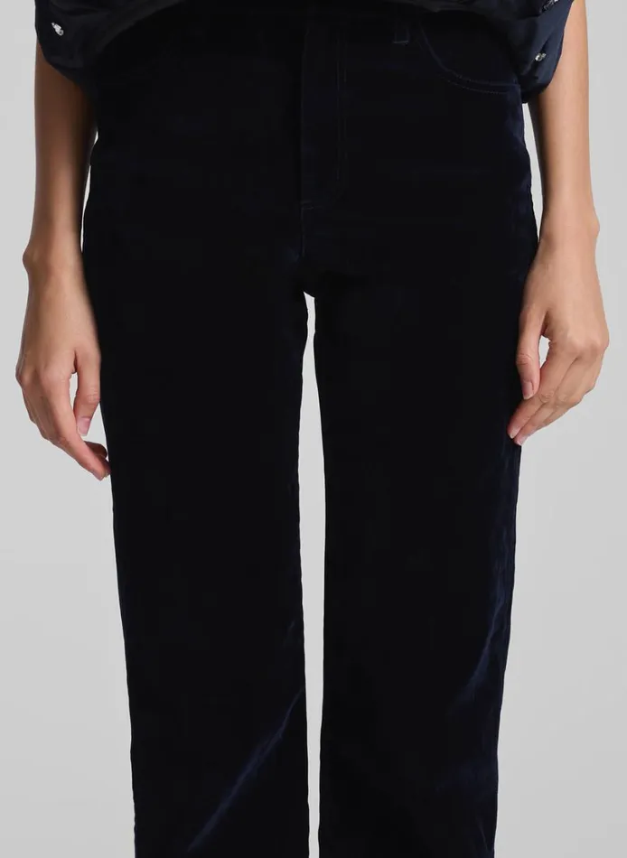 Women Bottoms ALC Willie Velvet Pant Navy