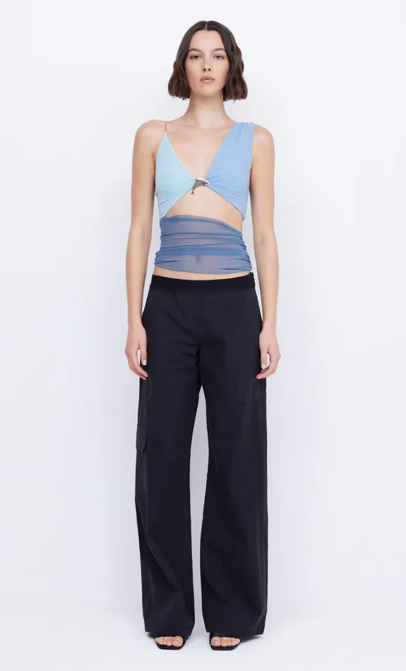 Women BYRON CUT OUT TANK 8211 SPLICED BLUE Bec Bridge Sleeveless