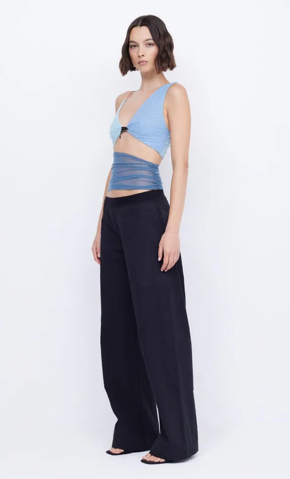Women BYRON CUT OUT TANK 8211 SPLICED BLUE Bec Bridge Sleeveless