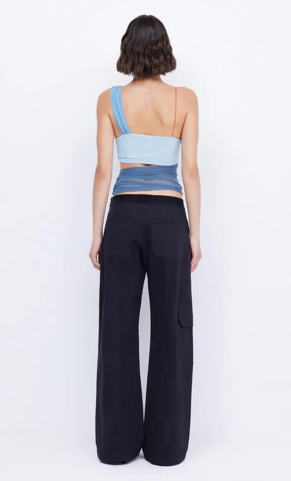Women BYRON CUT OUT TANK 8211 SPLICED BLUE Bec Bridge Sleeveless