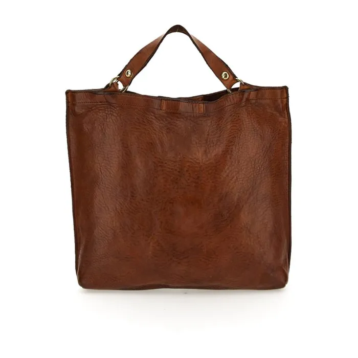Women Calipso Cognac Campomaggi ShoppersTote Bags